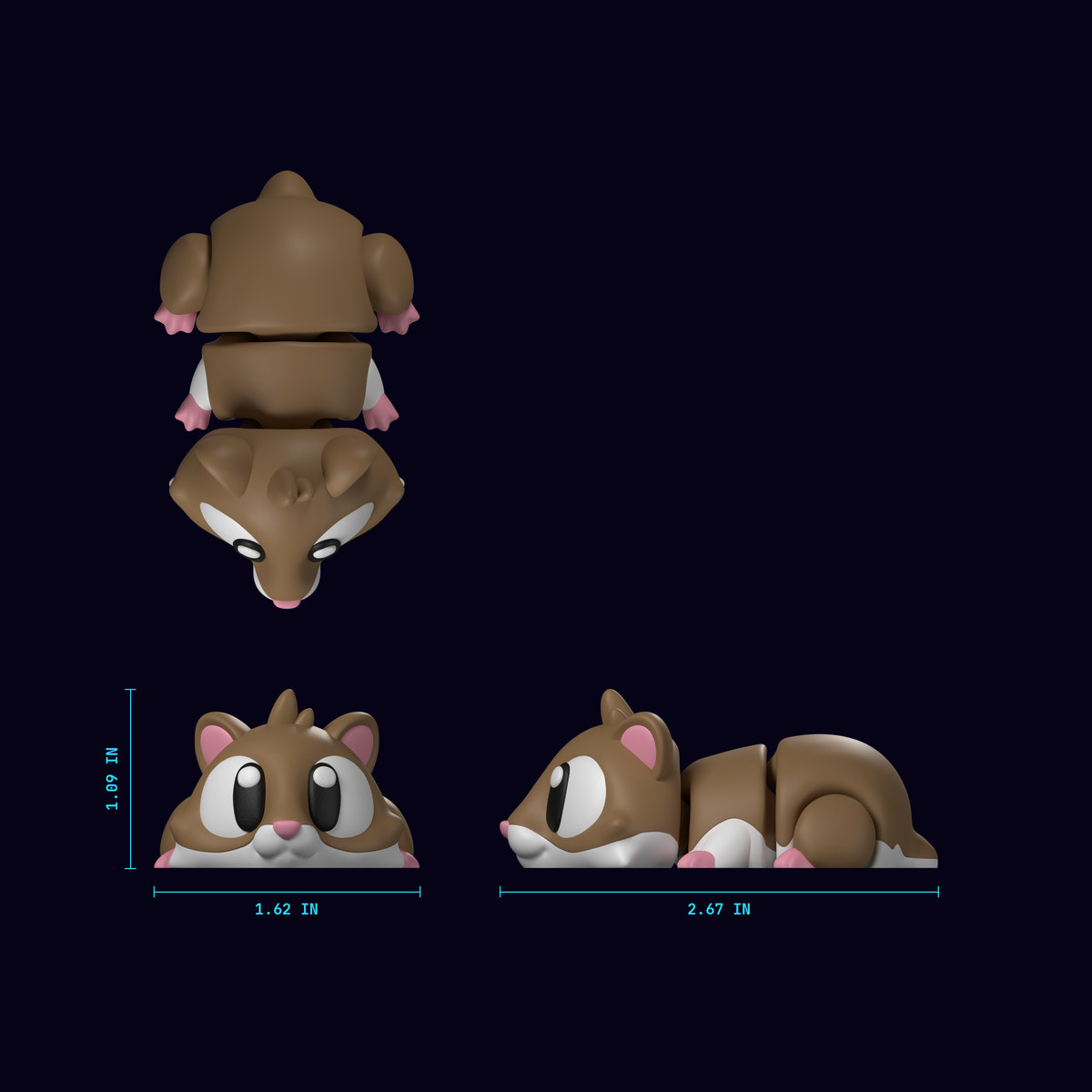 Flexi Hamster | Flexible Hamster Figure blueprint