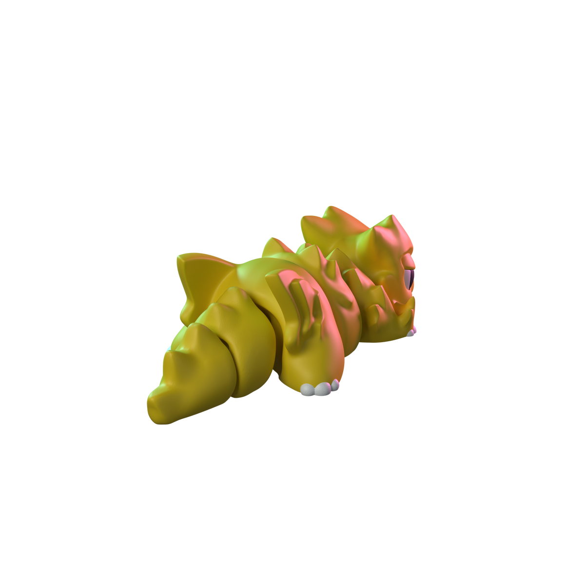 Bolt Drakeling | Flexible Chonk Figure back