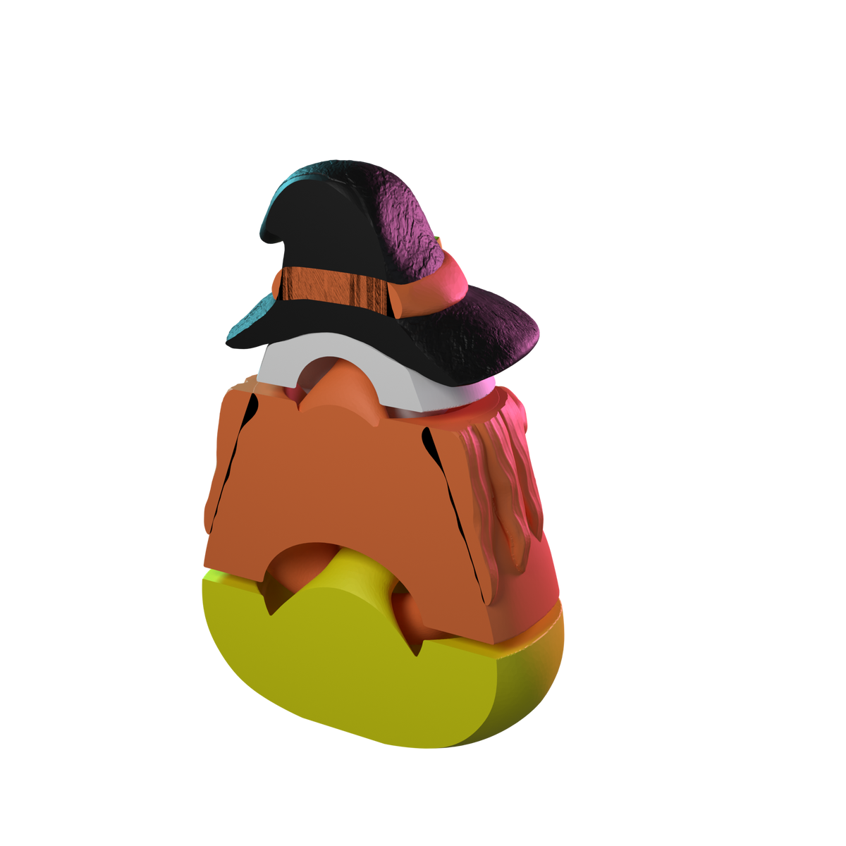 Candy Corn Witch back