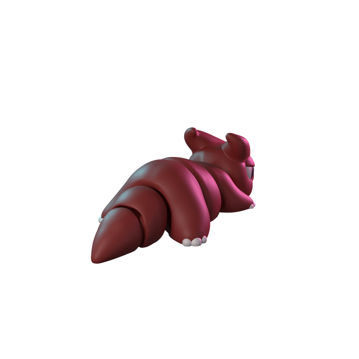 Snub Drakeling | Flexible Chonk Figure back
