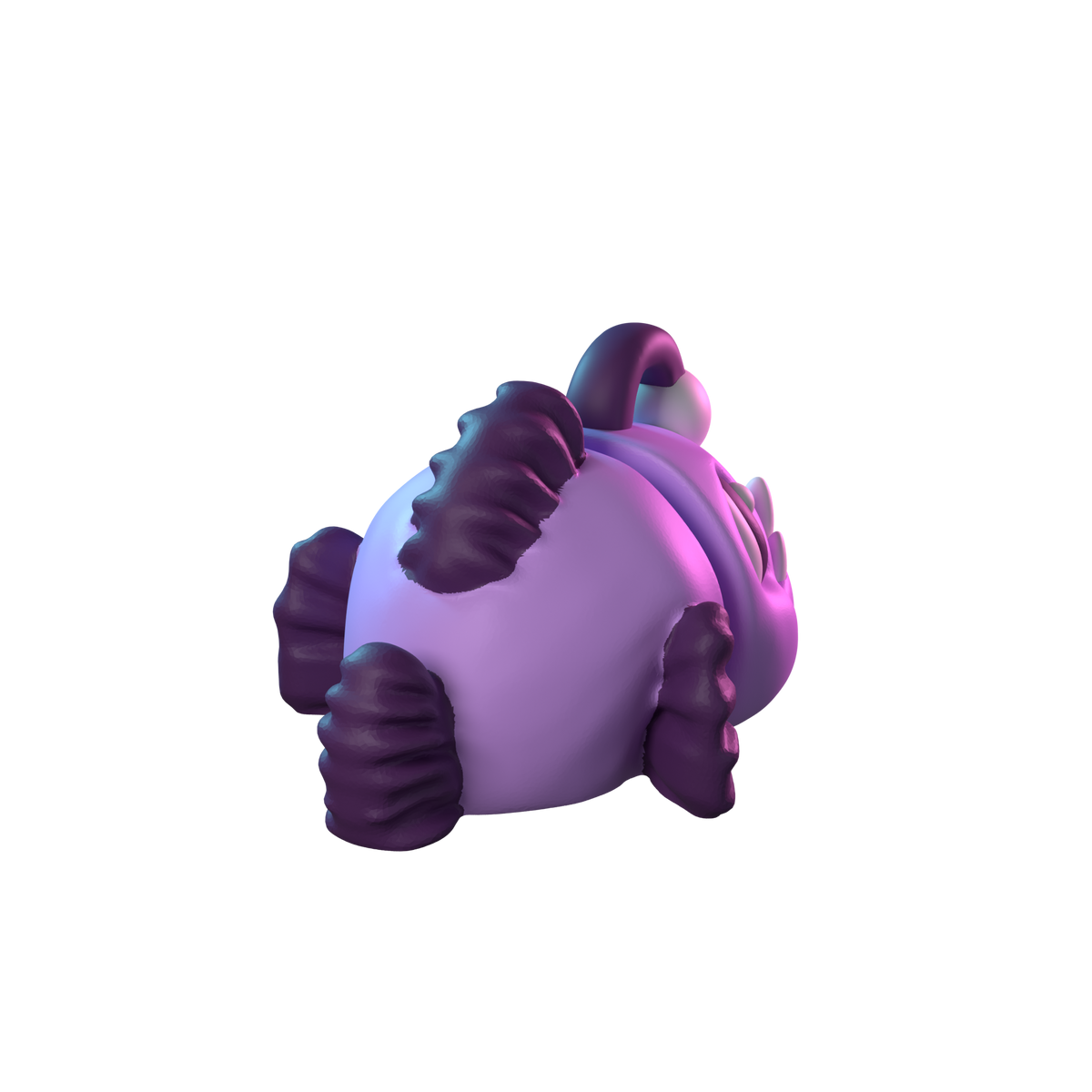 Angler Fish | Flexible Angler Fish Figure back