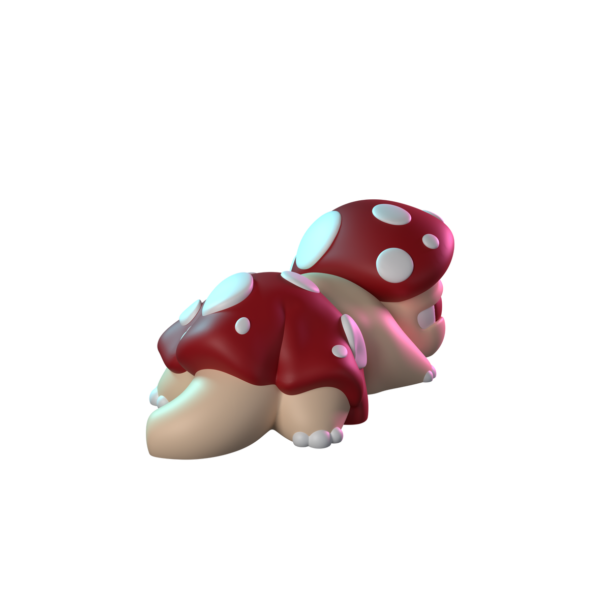 Mimi Mushroom Babychonk | Flexible Fantasy Figure back
