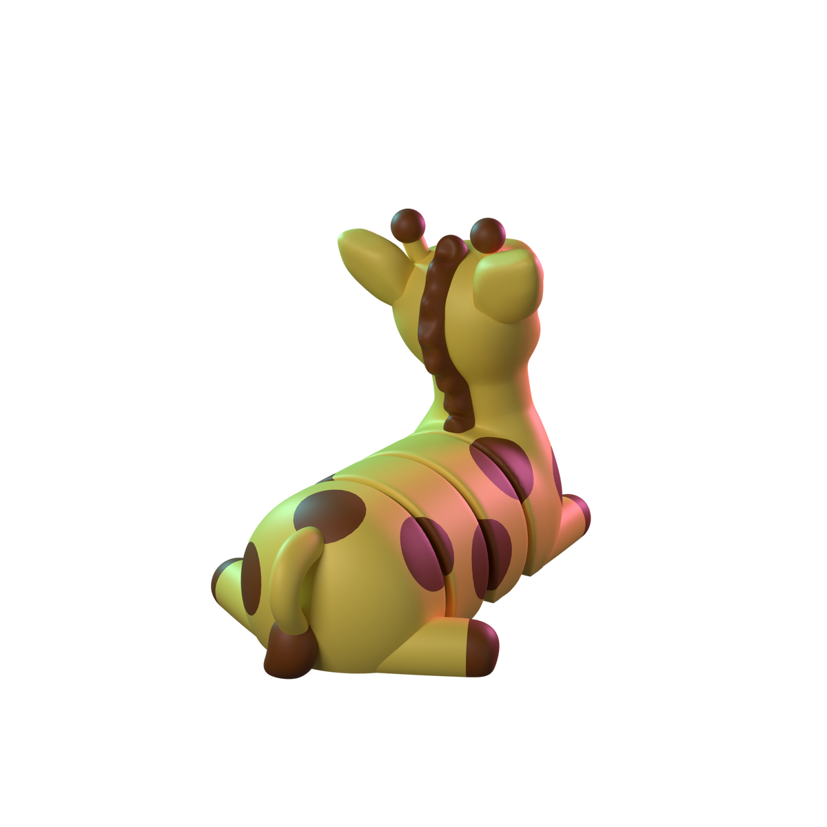 Flexi Giraffe | Flexible Giraffe Figure back