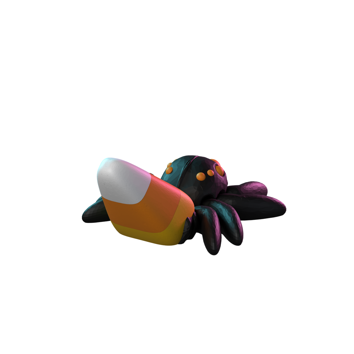 Candy Corn Spider back