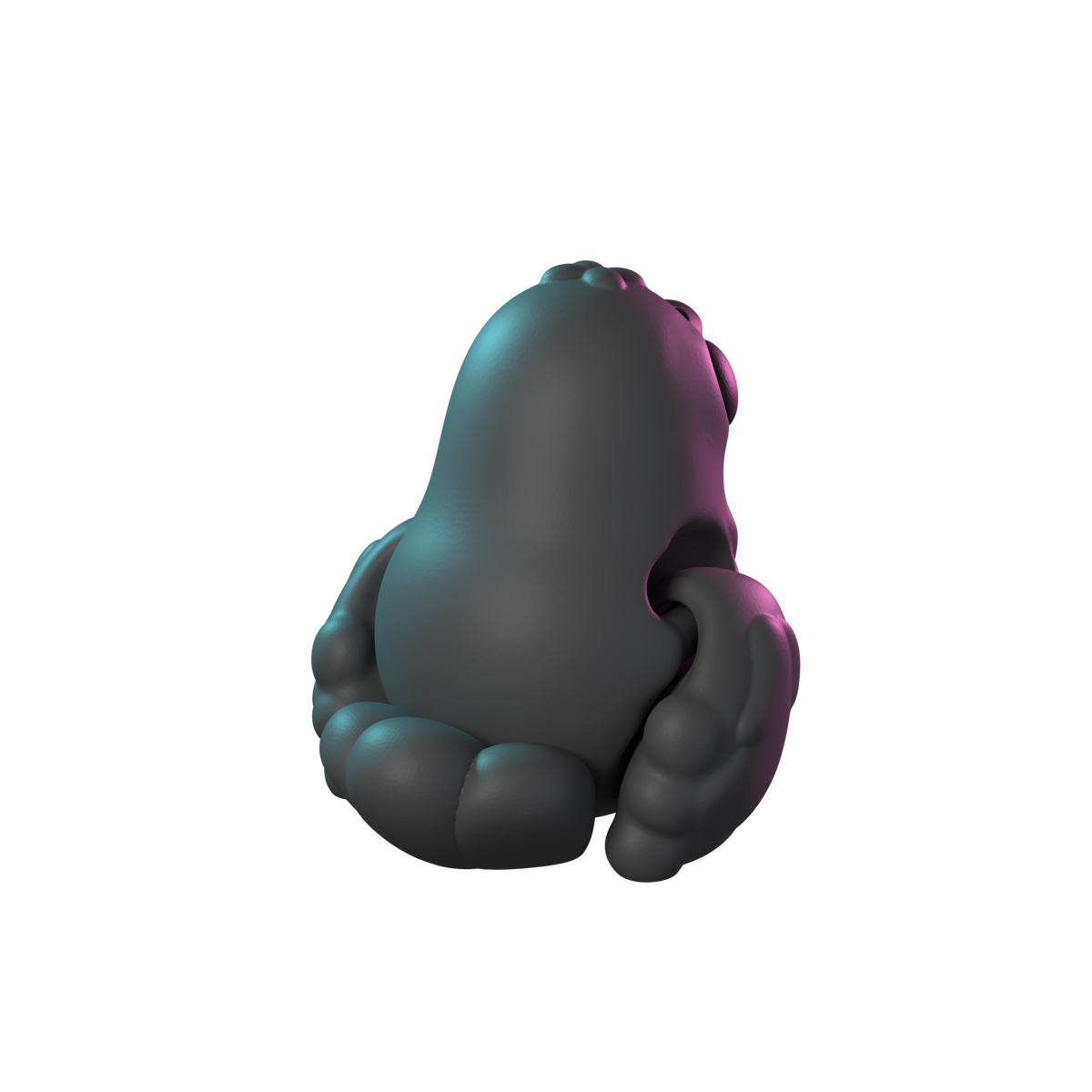 Crow | Flexible Crow Figure back