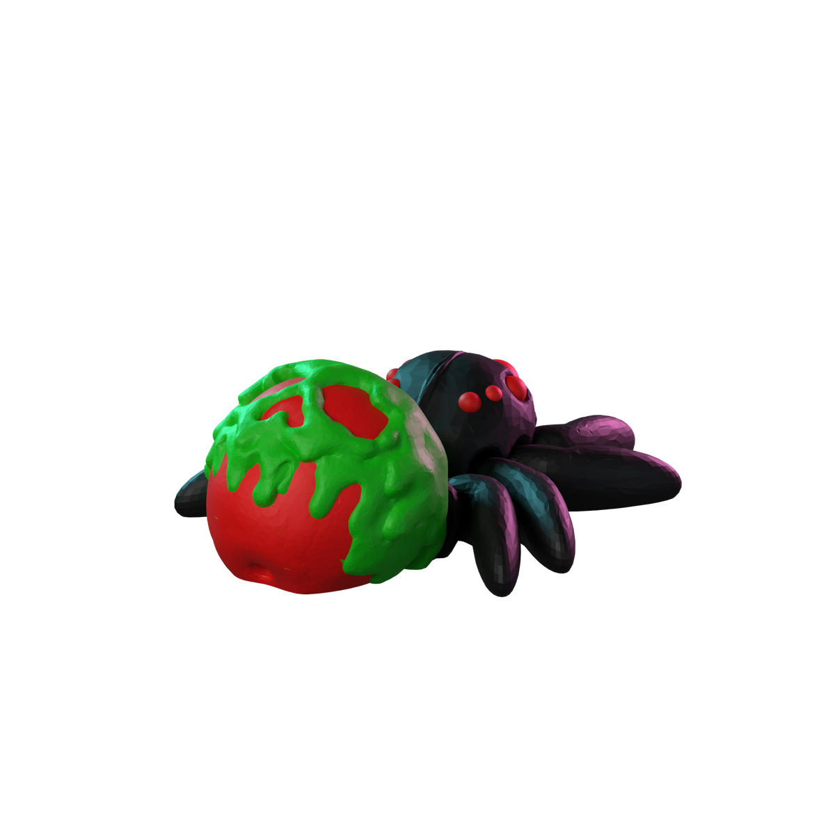 Poison Apple Spider back
