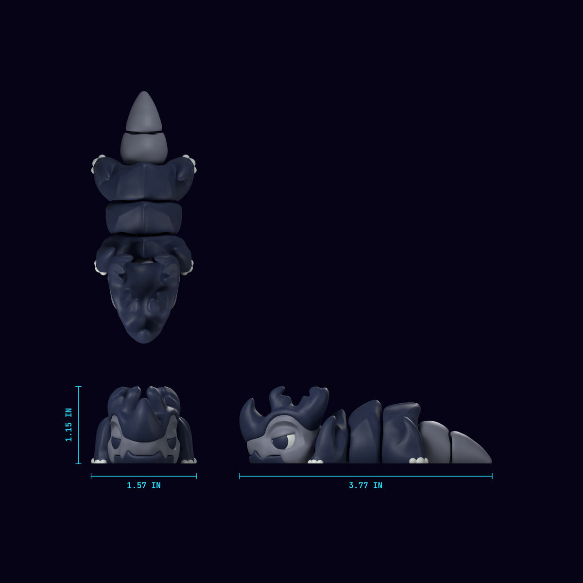 Scuttle Drakeling | Flexible Chonk Figure blueprint