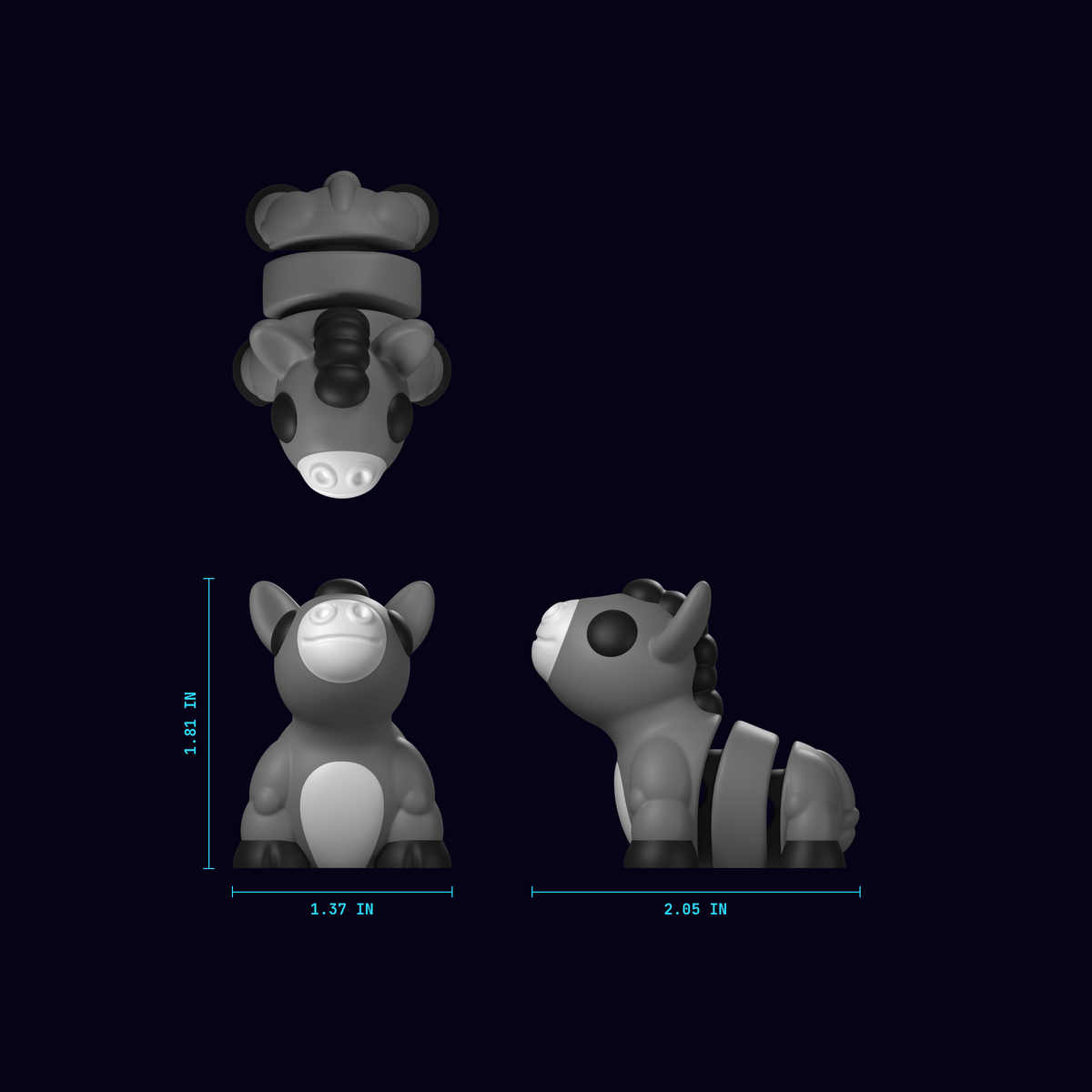Donkey | Flexible Donkey Figure blueprint
