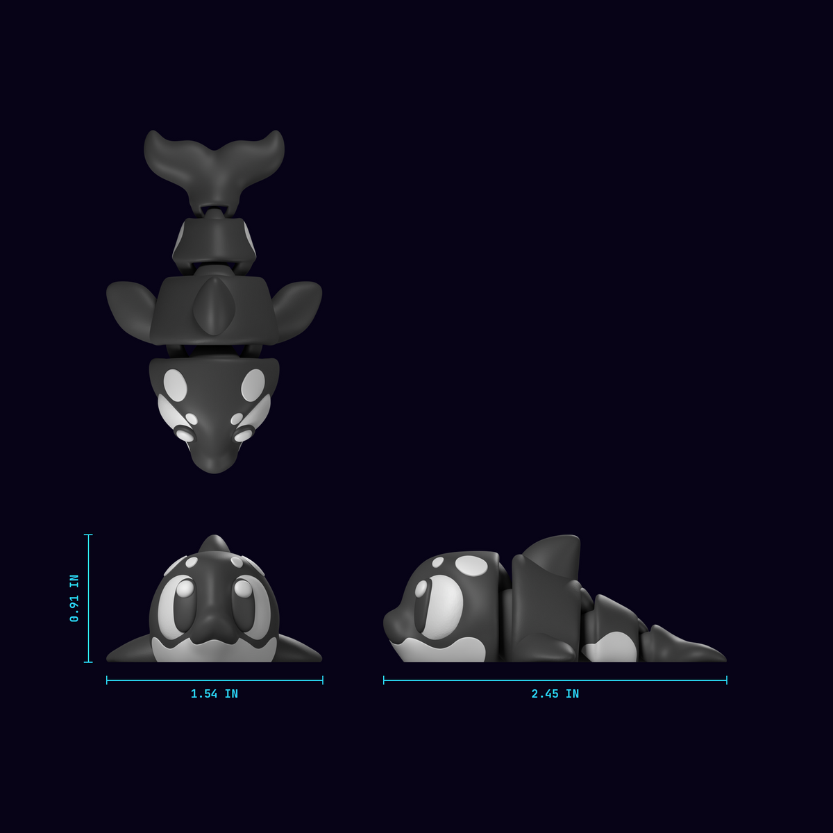 Flexi Killer Whale blueprint
