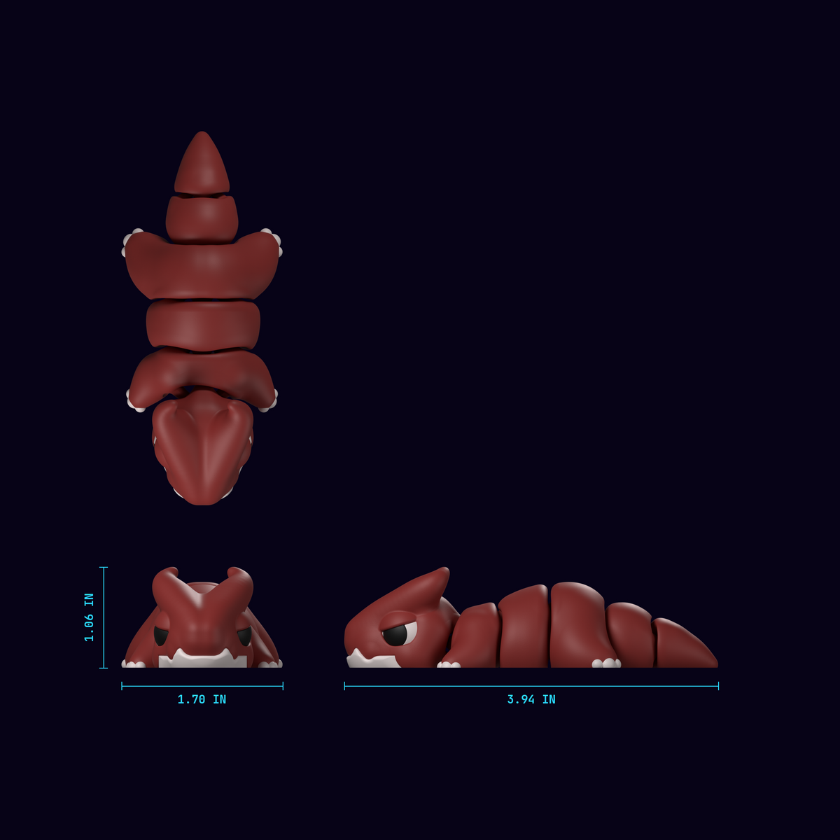 Snub Drakeling | Flexible Chonk Figure blueprint