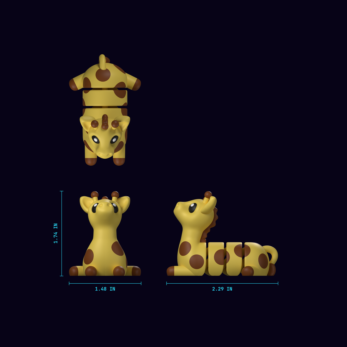 Flexi Giraffe | Flexible Giraffe Figure blueprint