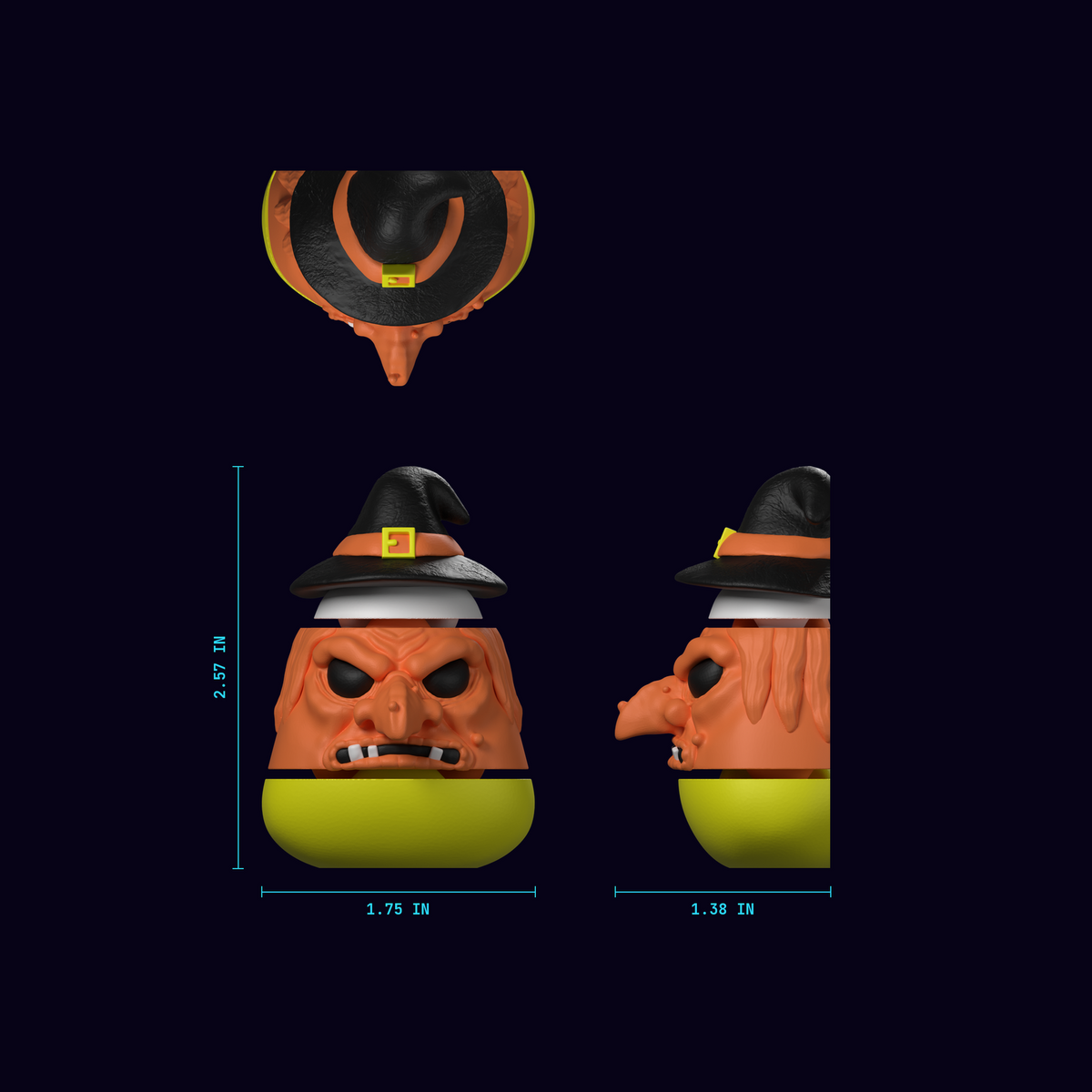 Candy Corn Witch blueprint