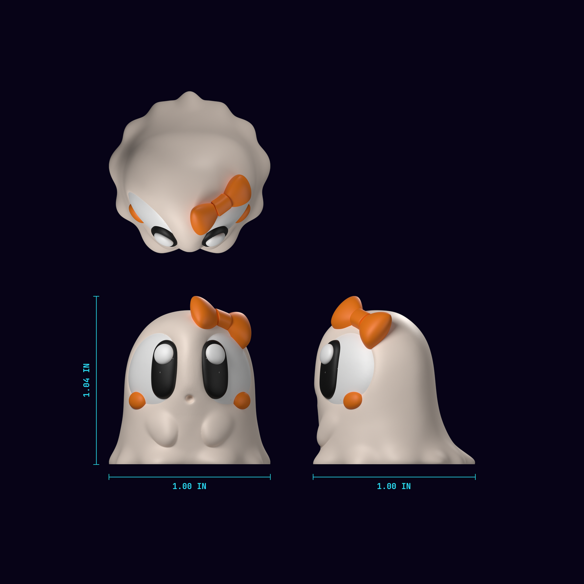 Mini Pumpkin Ghost blueprint