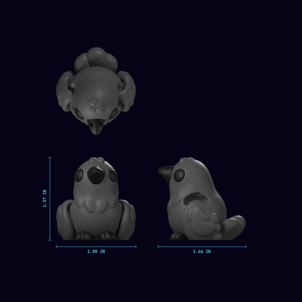 Crow | Flexible Crow Figure blueprint