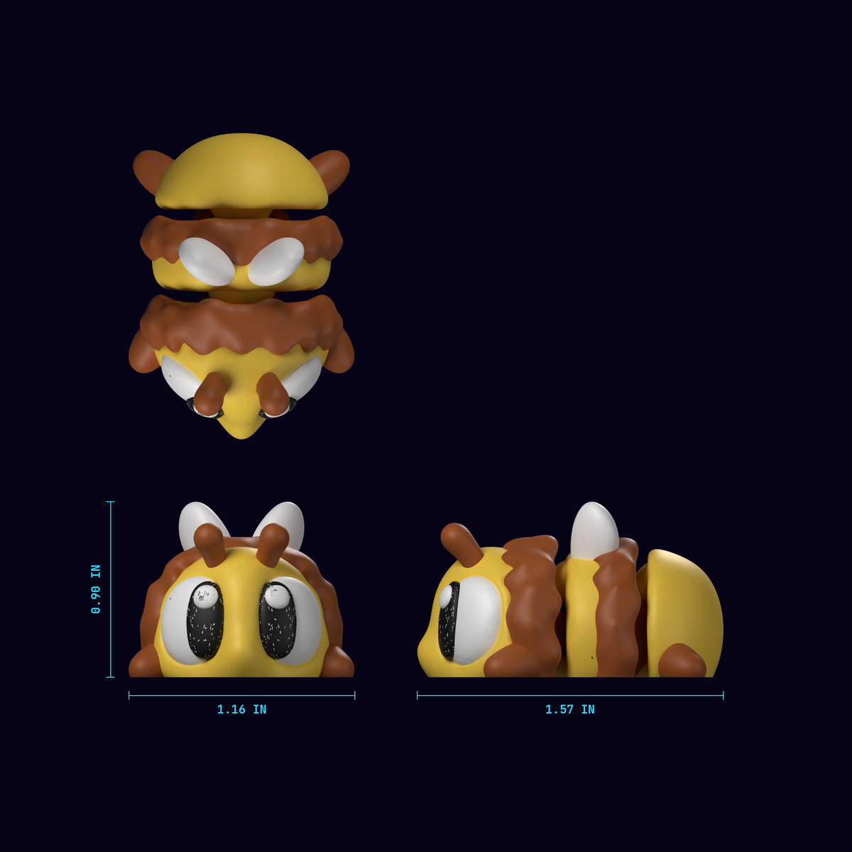 Wide-Eyed Bee blueprint