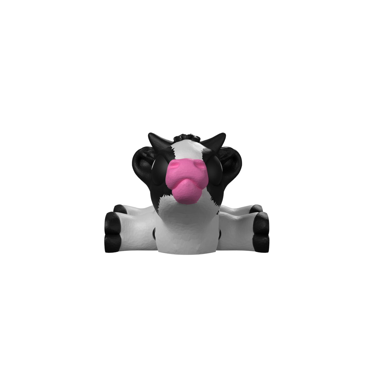 Cow - Hatchling | Flexible Articulated Cow Figure