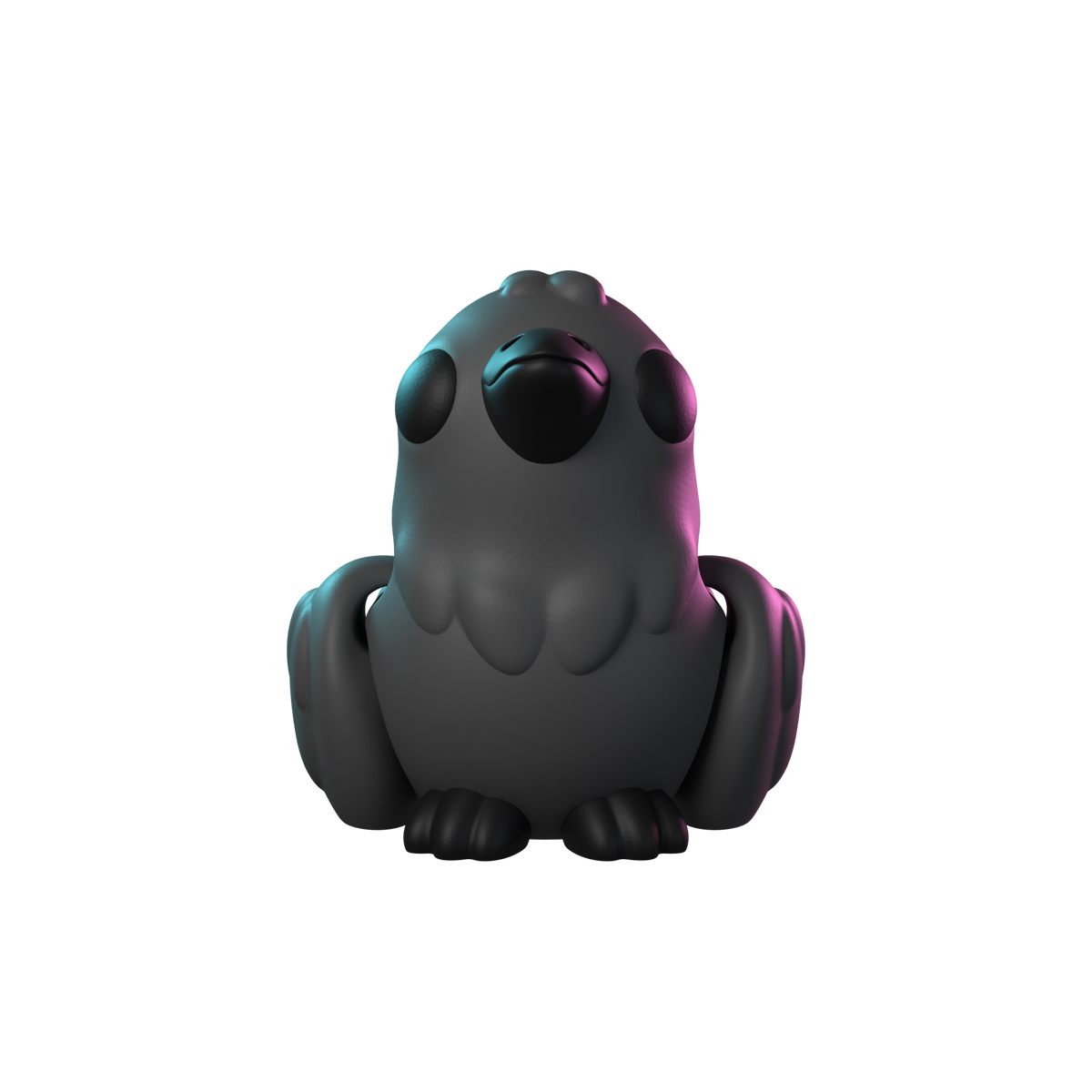 Crow | Flexible Crow Figure front