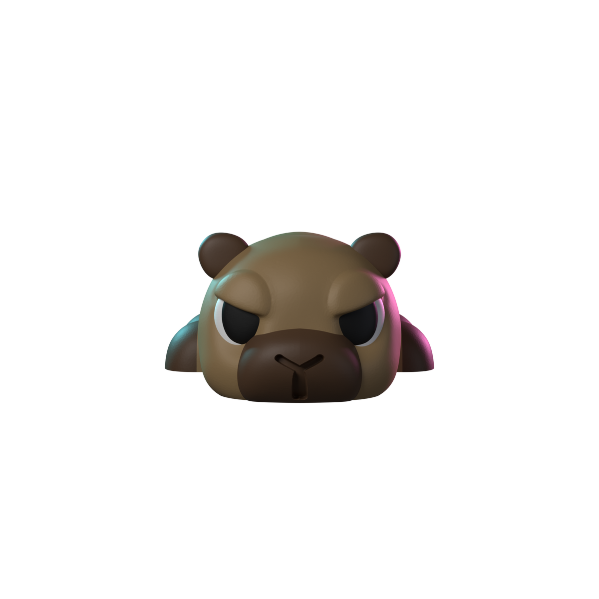 Grumpybara | Flexible Capybara Figure front