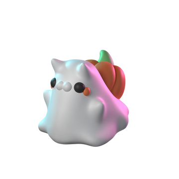 Ghosty Pumpkin Snail