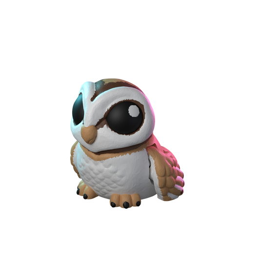 Owl Hatchling | Flexible Owl Figure hero