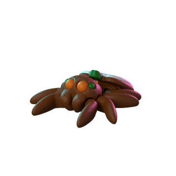 Pumpkin Cookie Spider