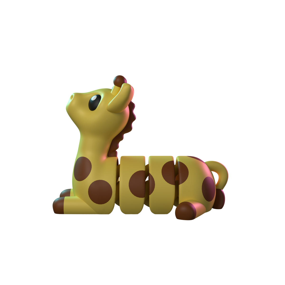 Flexi Giraffe | Flexible Giraffe Figure side