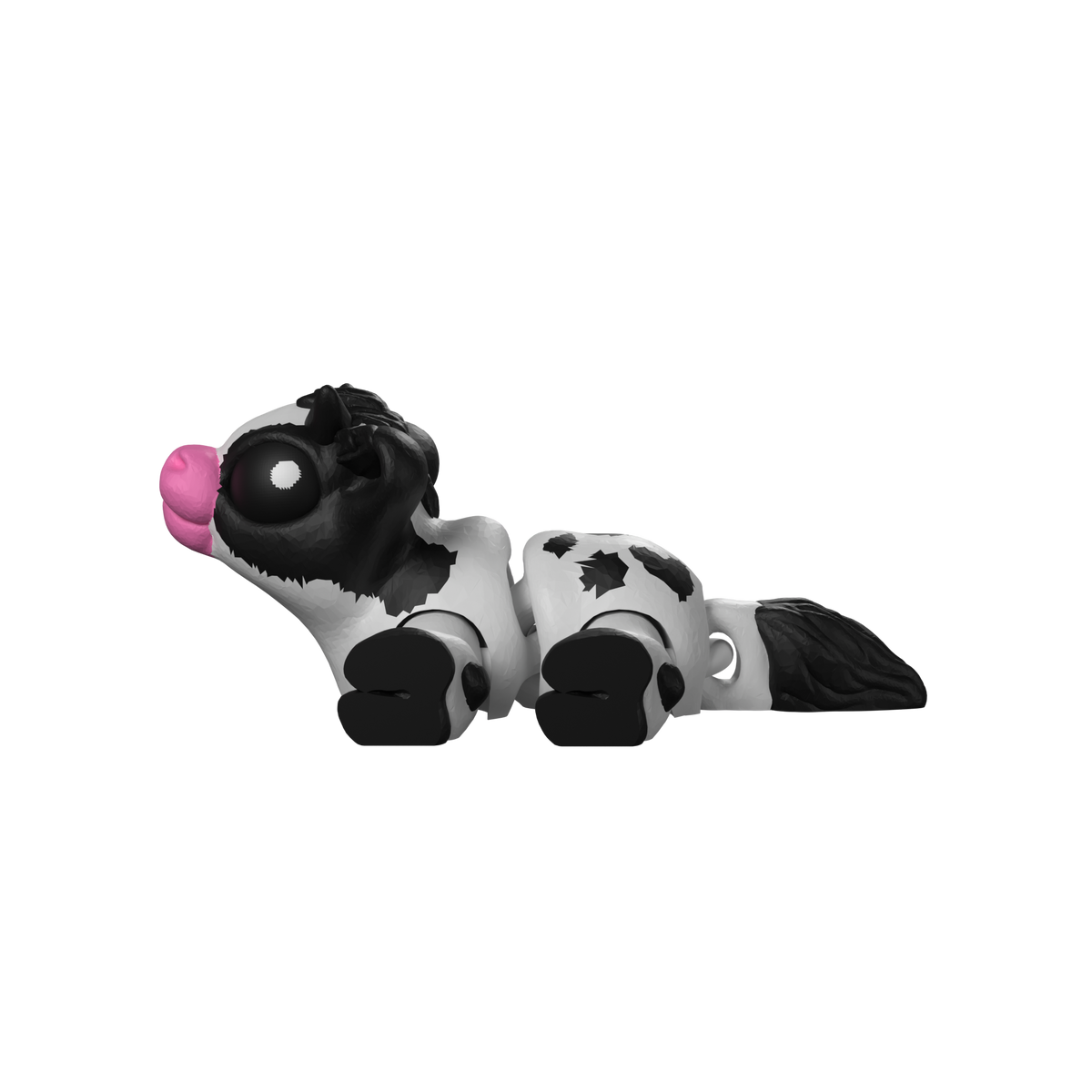 Cow - Hatchling | Flexible Articulated Cow Figure