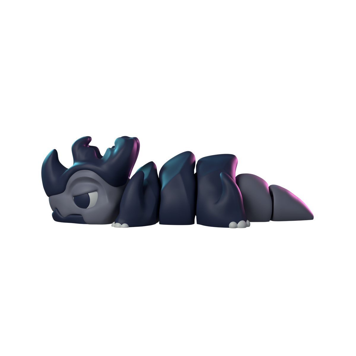 Scuttle Drakeling | Flexible Chonk Figure side