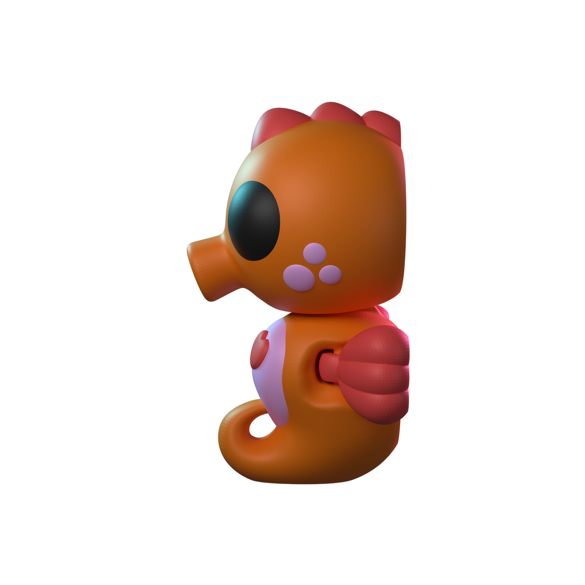 Seahorse | Flexible Seahorse Figure side