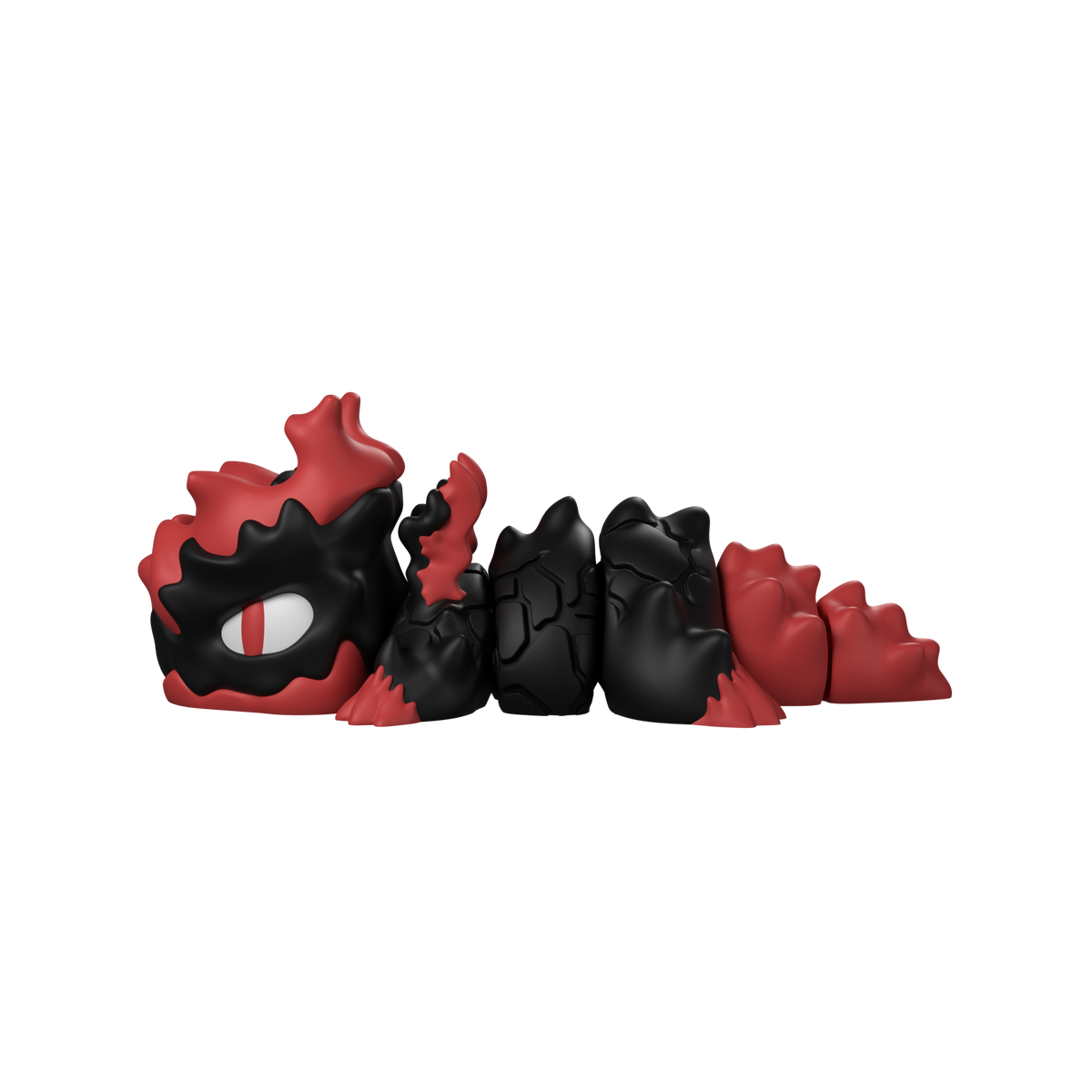 Gritt - Lava Chonk 3D printed model, studio render