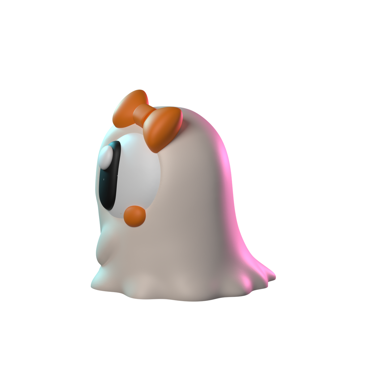 Mini Pumpkin Ghost side