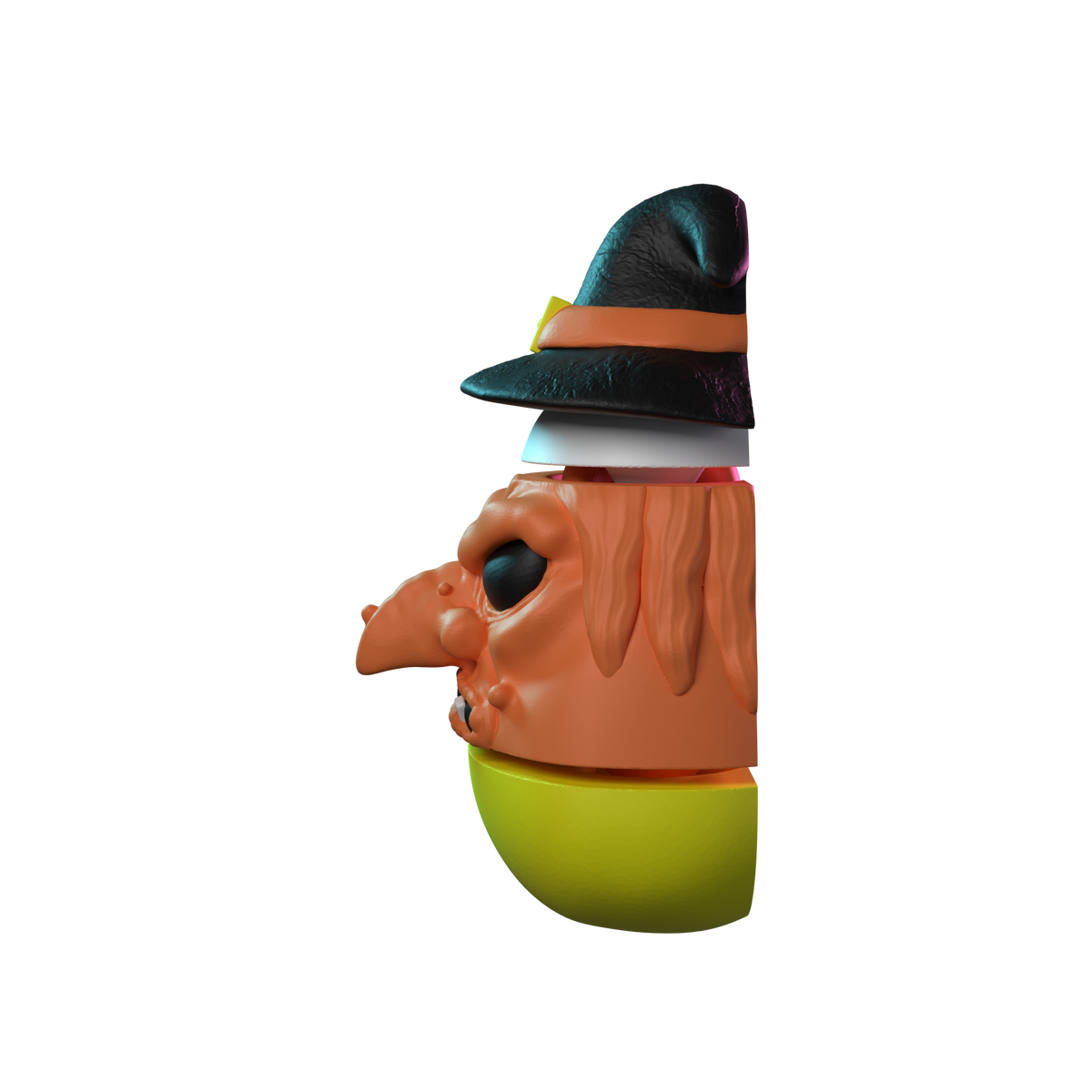 Candy Corn Witch side