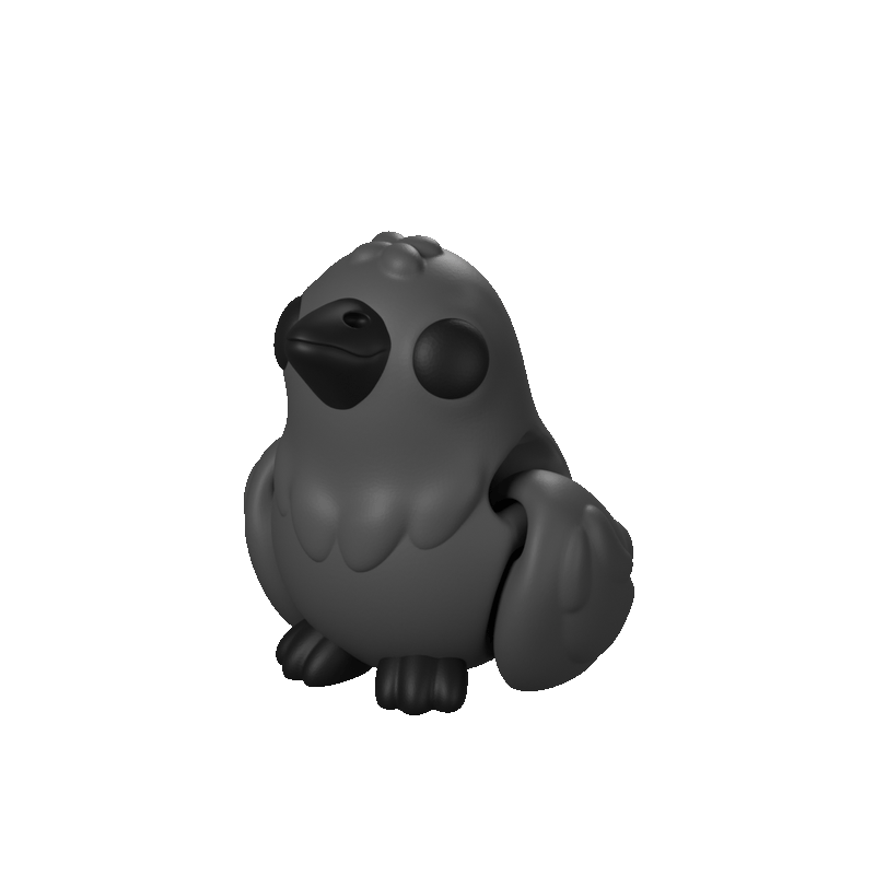 Crow | Flexible Crow Figure spin