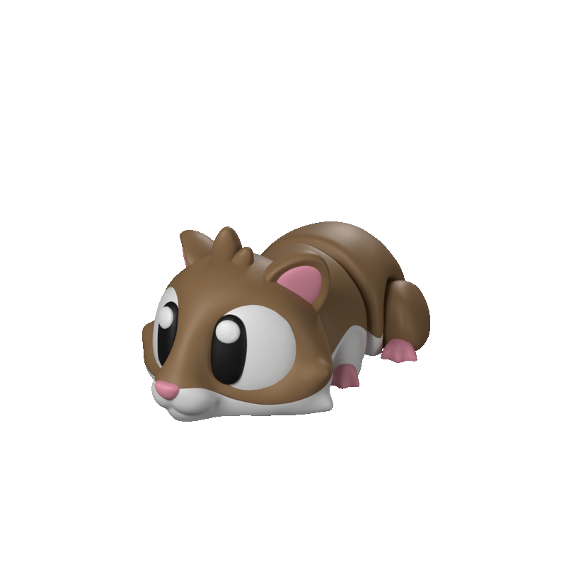 Flexi Hamster | Flexible Hamster Figure spin