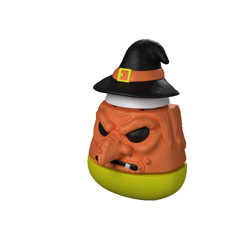 Candy Corn Witch spin