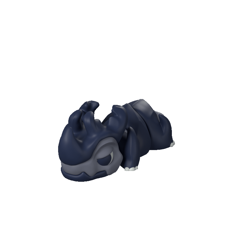 Scuttle Drakeling | Flexible Chonk Figure spin