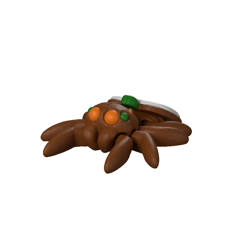Pumpkin Cookie Spider spin