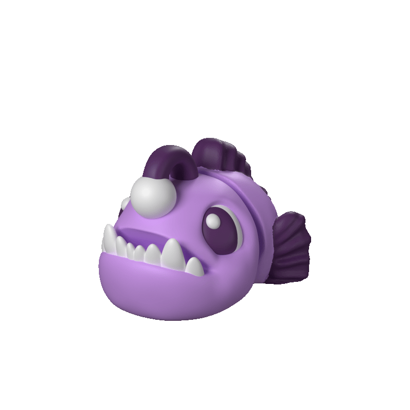 Angler Fish | Flexible Angler Fish Figure spin