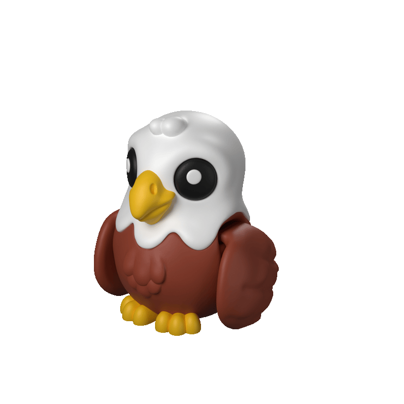 Flexi Eagle | Flexible Eagle Figure spin