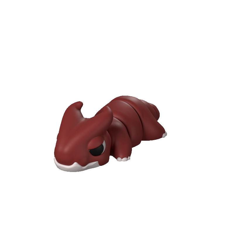 Snub Drakeling | Flexible Chonk Figure spin