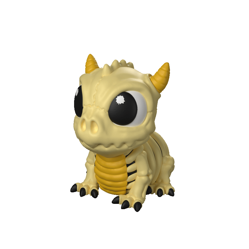 Baby Skeleton Dragon spin