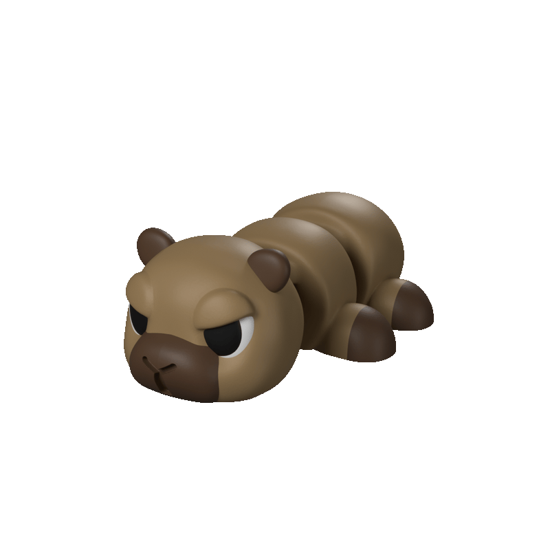 Grumpybara | Flexible Capybara Figure spin
