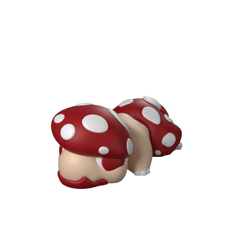 Mimi Mushroom Babychonk | Flexible Fantasy Figure spin